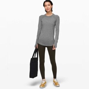 Lululemon Sit in Lotus Sweater - Heathered Core Medium Grey ( Cashmere)